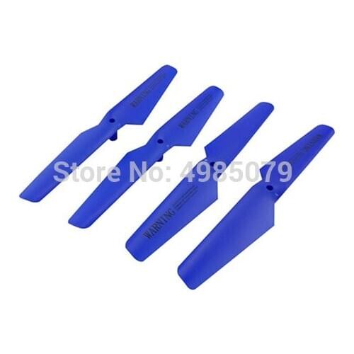 4PCS/Set X5SW Propellers Blade Blue Color CW CCW Replacement Blade Spare Parts for Syma X5 X5C X5SC X5SW Propeller Blade Part