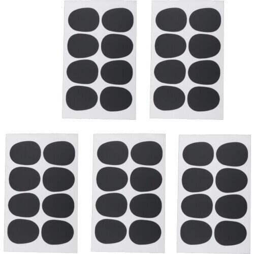 40 Pieces Alto/Tenor Saxophone Mouthpiece Patch Pad Rubber Cushions Sax Part