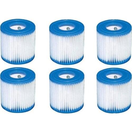 6 Pcs Swimming Pool Filter 300 Gallon Filter Cartridge,Swimming Pool Pump Filter Cartridge HS-630,for Pool Filter Pump