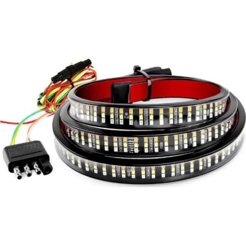 60\" Tailgate LED Strip Bar Stop Brake Turn Signal Tail Light for Ford F150 28GC