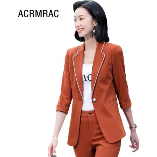 Женские летние брючные костюмы ACRMRAC China At AliExpress