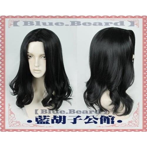 Anime Tokyo Revengers Keisuke Baji Cosplay Wig Black Long Curly Hair Heat Synthetic Fiber Hair + Free Wig Cap