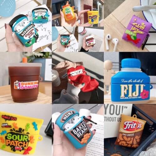 Funny 3D Cute Sexy red lovely heart Headphone Earphone case for Apple airpods 1 2 Pro 3 Wireless Headset cover gift