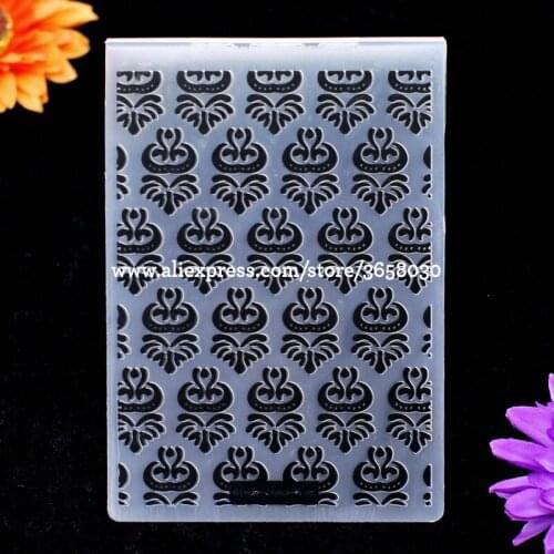 Flowers Plastic Embossing Folder For Scrapbook DIY Album Card Tool Plastic Template 10.5x15cm 8070608