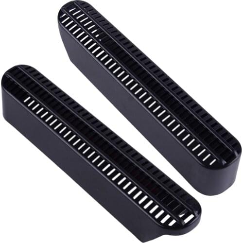 Beler NEW 2pcs Black Car Front Seat Under Air Vent Outlet Dust Cover Trim Dustproof Fit For BMW X5 G05 X7 G07 2019