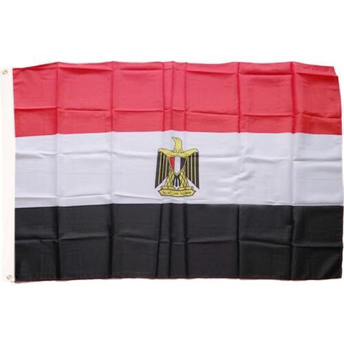 Egypt flag 3ft*5ft 90*150cm bandera polyester Flying World Cup countries