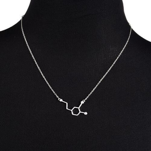 European and American popular jewelry chemical molecular pendant necklace For moms girlfriend