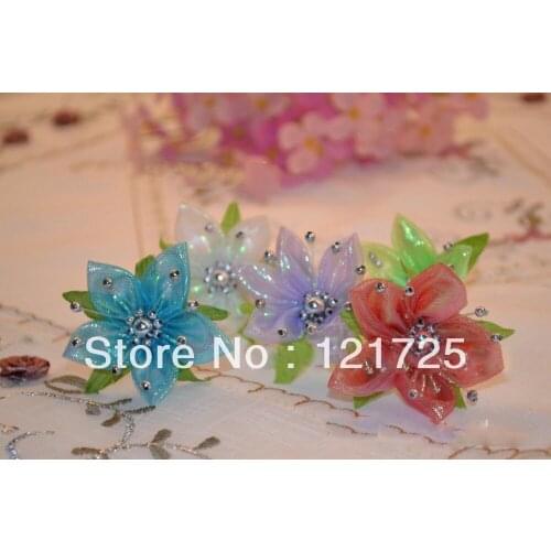 Flash artificial flowers fabric corsage flower wedding decoration candy box DIY headdress flower corsage crafts