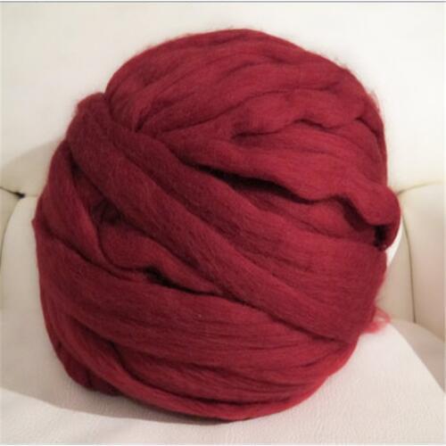 31.9USD 1000g/piece 21 microns Giant Yarn knitting wool extreme knitted merino wool DIY knit blanket super chunky wool yarn