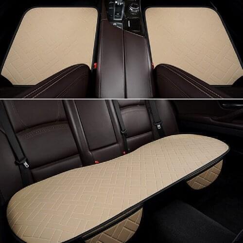 Leather Car Seats Covers Front Rear Seat Covers For SUBARU Forester Outback Legacy XV Impreza WRX BRZ Auto Chair Protector Mat