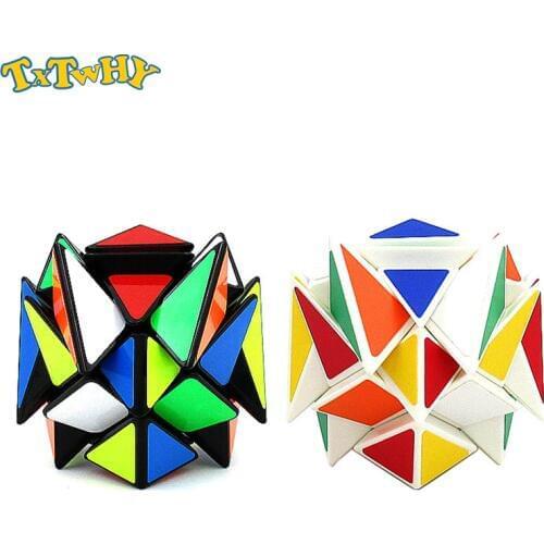 Hot Sale YongJun YJ Axis 3x3x3 Magic Cube Change Irregularly Jinggang Speed Cube with Frosted Sticker Toys For Children