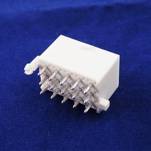 50pcs Pitch 4.14 mm Male Header 15 Pin 3x5 0.163" Straight Through Hole Cross Mini Universal Mate-N-Lok 770859-1 Shrouded