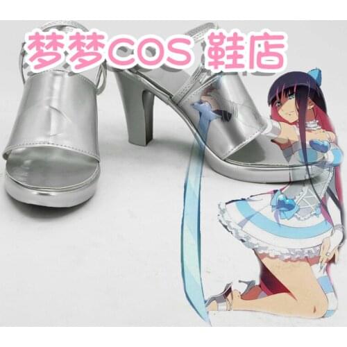 Panty & Stocking with Garterbelt Stocking cosplay Shoes Boots Custom Made Halloween Party Accessories