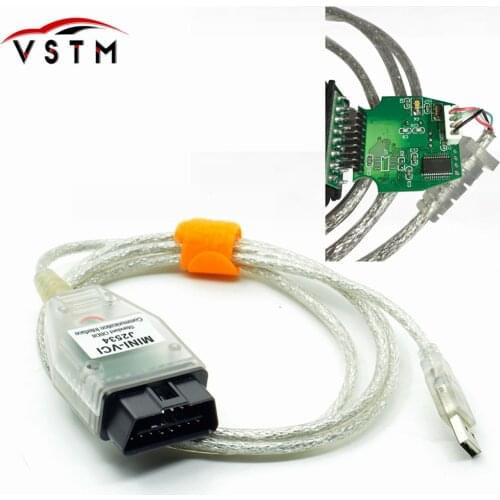 Latest V13.00.022 MINI VCI Interface FOR TOYOTA TIS Techstream MINI-VCI FT232RL Chip J2534 OBD2 Diagnostic Cable