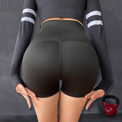 New Summer Thin Shark Pants Yoga Pants Fitness Outer Wear Tight High Waist Abdomen Hips Three-point Base Barbie Pants Women
