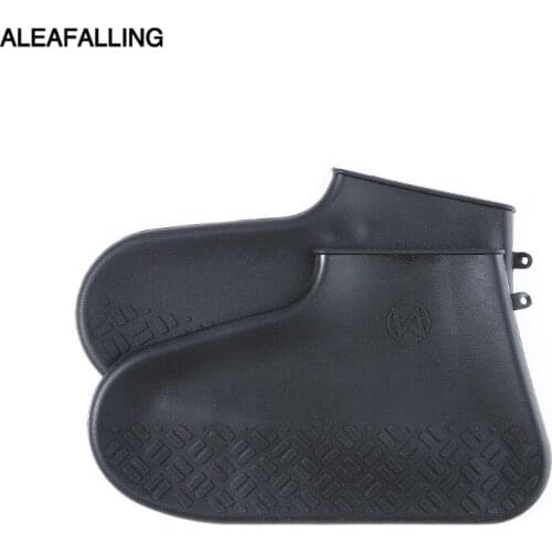 New Shoe Cover Silicon Gel Waterproof Rain Shoes Covers Reusable Rubber Elasticity Overshoes Anti-slip For Boots Protector 34-45