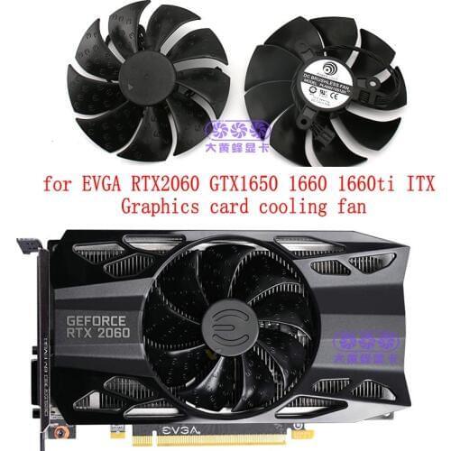 Original for EVGA RTX2060 GTX1650 1660 1660ti ITX Graphics Video Card cooling fan PLA09215S12H DC2V 0.55A