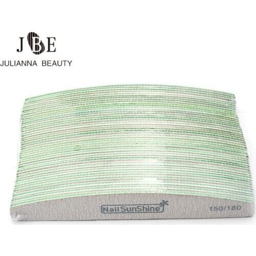 50pcs/set 150/180Washable Fingernail File Buffer Block Sanding TWO-sided Polishing Nail File Professional Manicure Art Tools