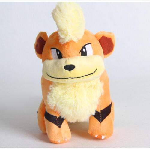 Takara Tomy Pokemon Growlithe Plush Toy Lovely Dog Doll Japan Cartoon Animal Stuffed Gift for Children Hobby Collection