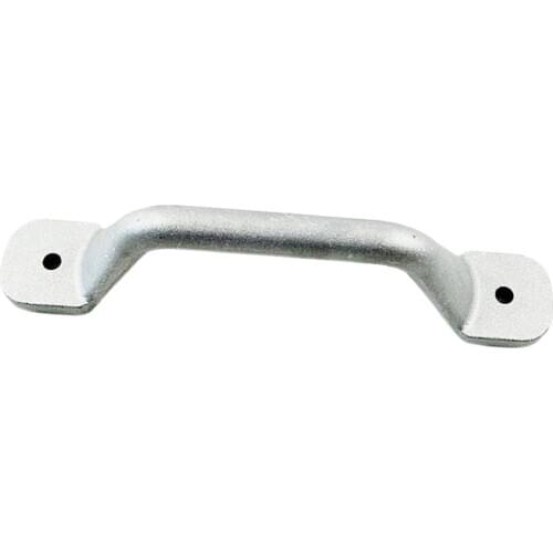 1pcs Polished Boat Handrail Grab Handle Bar Durable Silver for RV Yacht 194x35mm