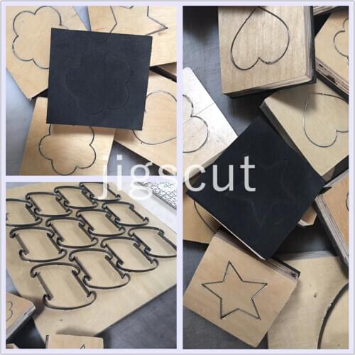 Cutting-dies for DIY hand craft of custom shapes wooden steel rule dies