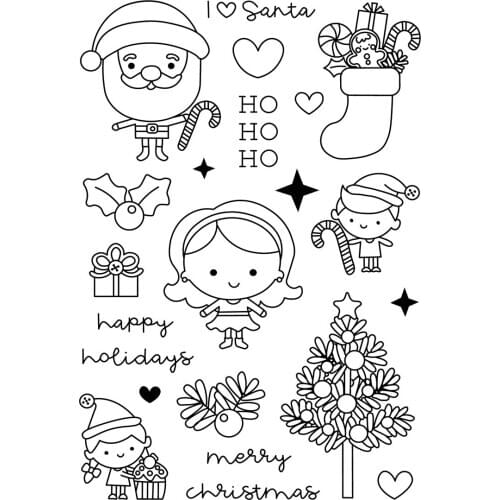 Transparent Clear stamp and cutting dies DIY Silicone Seals Scrapbooking /Card Making/Photo Album Decoration