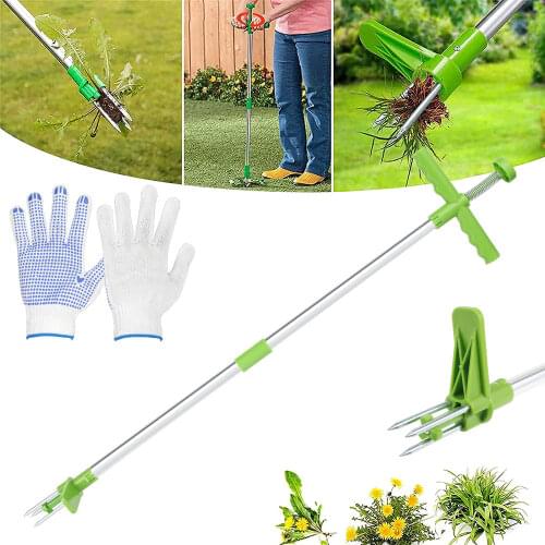 Garden Stand-Up Weeder Tools Weed Puller Twister Claw Weed Grass Remover Manual Weeder Weeding Root Killer Garden Hand Tool