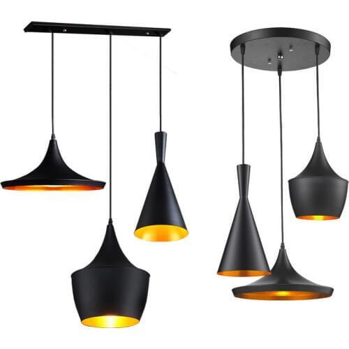 Nordic Modern Musical Instruments Pendant Light Aluminum Suspension Lamps Kitchen Restaurant Bar Lights Fixture Hanging Lamp L34