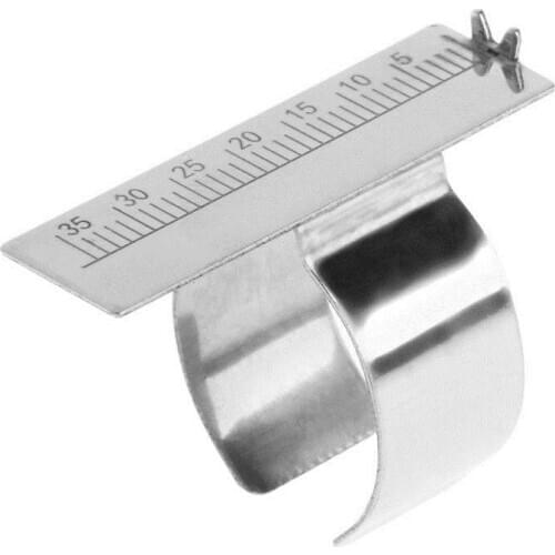 Stainless Steel Dental Finger Ruler Equipment Dentist Endodontic Span Measurement Scale Gauge Instrument Teeth Whitening