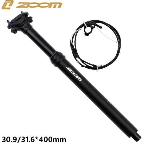 Bicycle Height Adjustable Seatpost Dropper 100mm Travel Internal Cable Wire Remote Control Bicycle Air Seat 30.9/31.6mm*400mm
