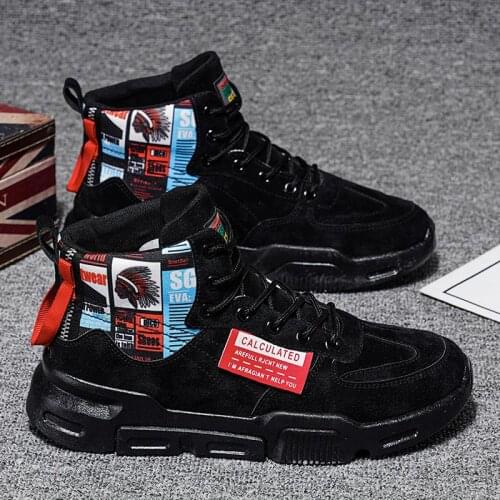 High Top Height Sneakers Man Running Shoes Men Sports Shoes for Children Sport Shoes Men Brands Black Athletic Training GMB-1094