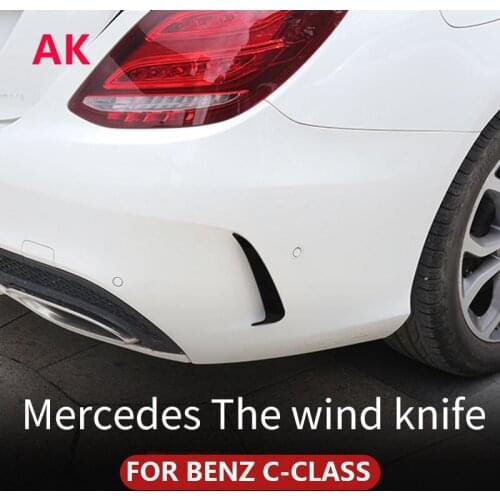 ABS Rear Wind Knife Rear Lip Modification For Mercedes new C-Class W205 C180L C200L W117 Exterior Accessories