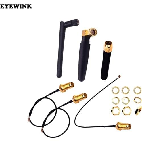 1pcs 5CM/11CM 2DBi IPEX to SMA Antenna for 868MHz-915MHz SX1276 ESP32 LoRa module