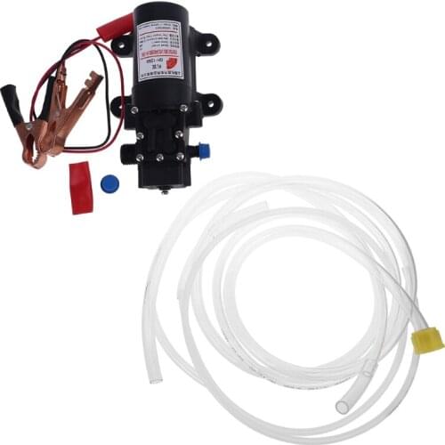 12V Electric Extractor Pump Transfer Oil Fluid Siphon Car Motorbike 60W J60F