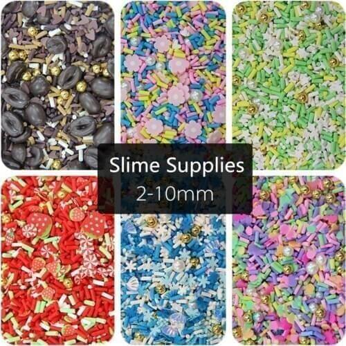 200Pcs Mixing Slices Slime Charms Filler Supplies Accessories for Slime Fluffy BX0D