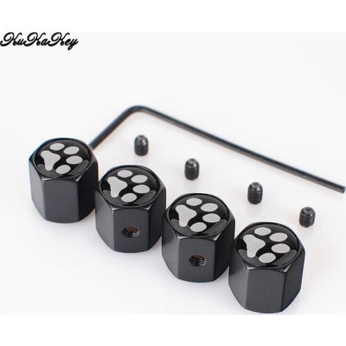 4Pcs/set Cat Paw Print Car Tire Valve Caps Aluminum Car Wheel Tires Valves Motorcycle Bicycle Tire Valves Stems Caps for BMW e82