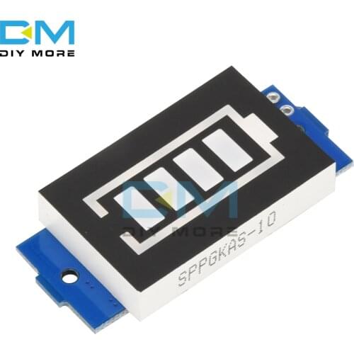 6S 18650 Li-po Li-ion Lithium Battery Capacity Indicator Module Green Blue LED Display Car Motorcycle Power Tester Detector Diy