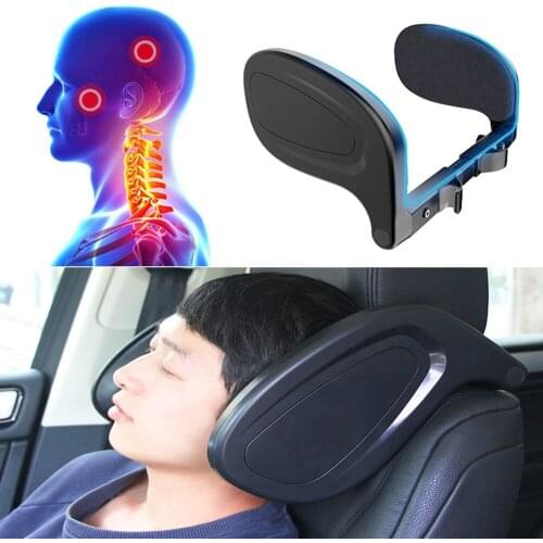 Car Seat Headrest Comfort Memory Foam Pad Car Seat Neck Pillow Sleep Side Head Support On Sides Cervical Spine For Adults Child