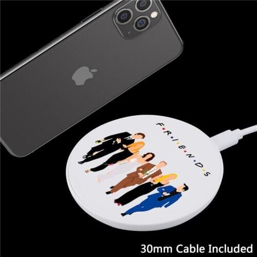 Blue tv show Friends Wireless Charger for Iphone Wireless Charger Portable Charger for Iphone for Samsung for Huawei for xiaomi