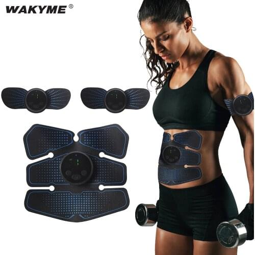 EMS Wireless Muscle Stimulator Electric Trainer Massage Anti-Cellulite Massager Abdomen Body Shaping Belt Fitness Equipment