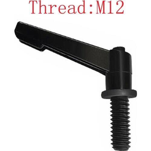 1x Bridgeport Milling Machine Table Lock Bolt Handle M12 Thread Mill Tools Black CNC Milling Machine Lathe Machine Mini Milling
