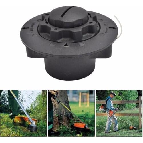 Garden Tool Parts Bump Feed Head Durable for Stihl Autocut C5-2 FS38 FS45 FSE60 FS50 Brush Cutter Grass Trimmer Head 19JUN7