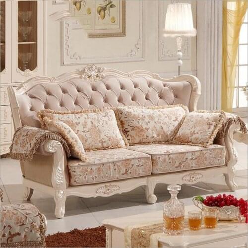 Living room furniture modern fabric sofa European sectional sofa set p10193
