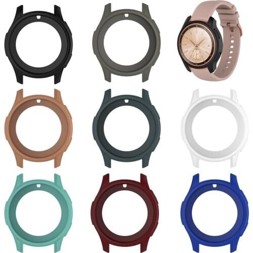 Heang Soft Silicone Shock-proof Sleeve Band Cover Protective Case Pouch for Samsung Galaxy Watch 42mm