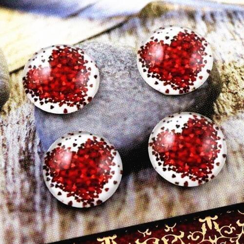 New Fashion 20pcs 12mm Handmade Photo Glass Cabochons (E2-42)