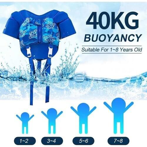 Professional Children Life Vest Swim Safety Jackets Inflatable Boating Swimming Life Jacket Baby Buoyancy Vests 0-6 years Kids