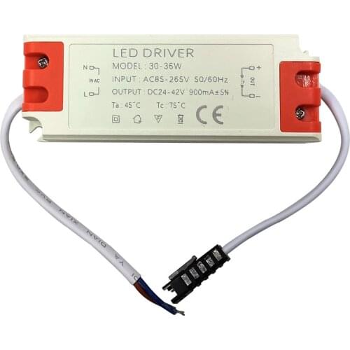 10W 30W Constant Current Driver 300mA 900mA 30V 36V 45V Power Supply Transformer for LED Spotlights Floodlight Indoor Lighting