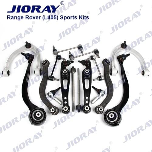 JIORAY Control Arm Ball Joint Stabilizer Link Tie Rod Kits For Land Range Rover L405 Hybrid LR034218 LR034217 LR034220 LR034219