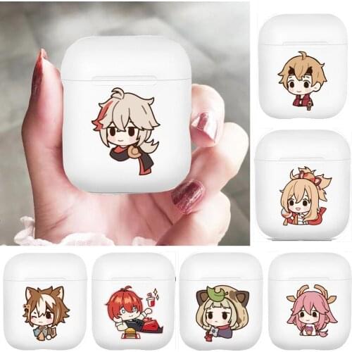 Genshin impact For Apple Airpods 1/2 Cases Protective Bluetooth Wireless Earphone Cover For case Cases pro