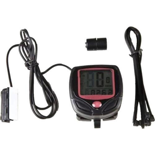 Bike Computer With LCD Digital Display Waterproof Bicycle Odometer Speedometer Cycling Stopwatch Riding Accessories Tool
